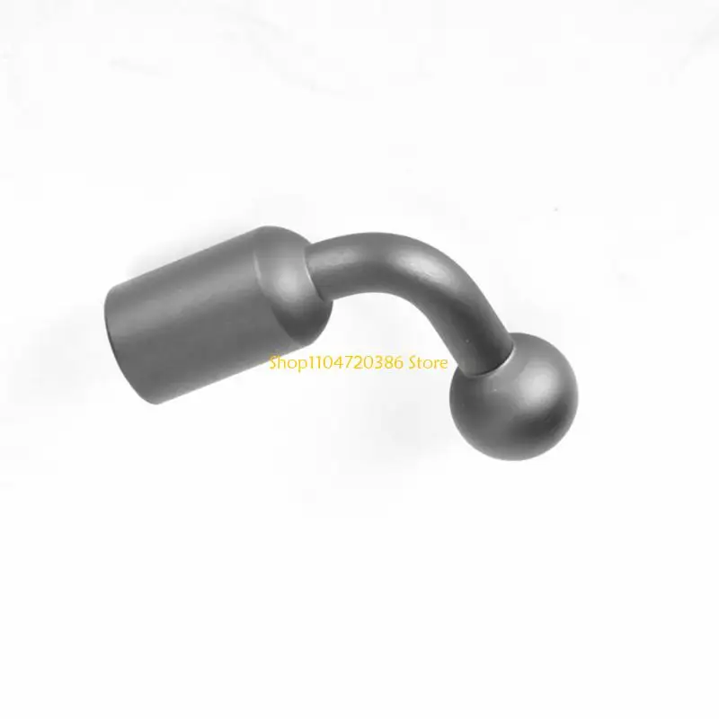 

Aluminum 1/4inch Screw 17mm Round Head Mount Adapter Stand Clamp Holder Connector