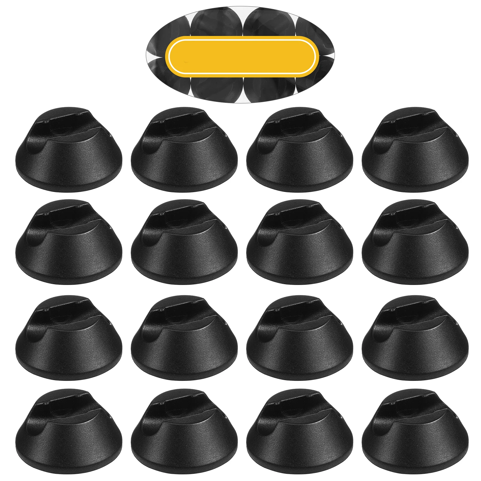 

16 Pcs Non-slip Furniture Feet Protectors Rubber Chair Table Leg Floor Hairpin Protector Covers Silent Bumpers