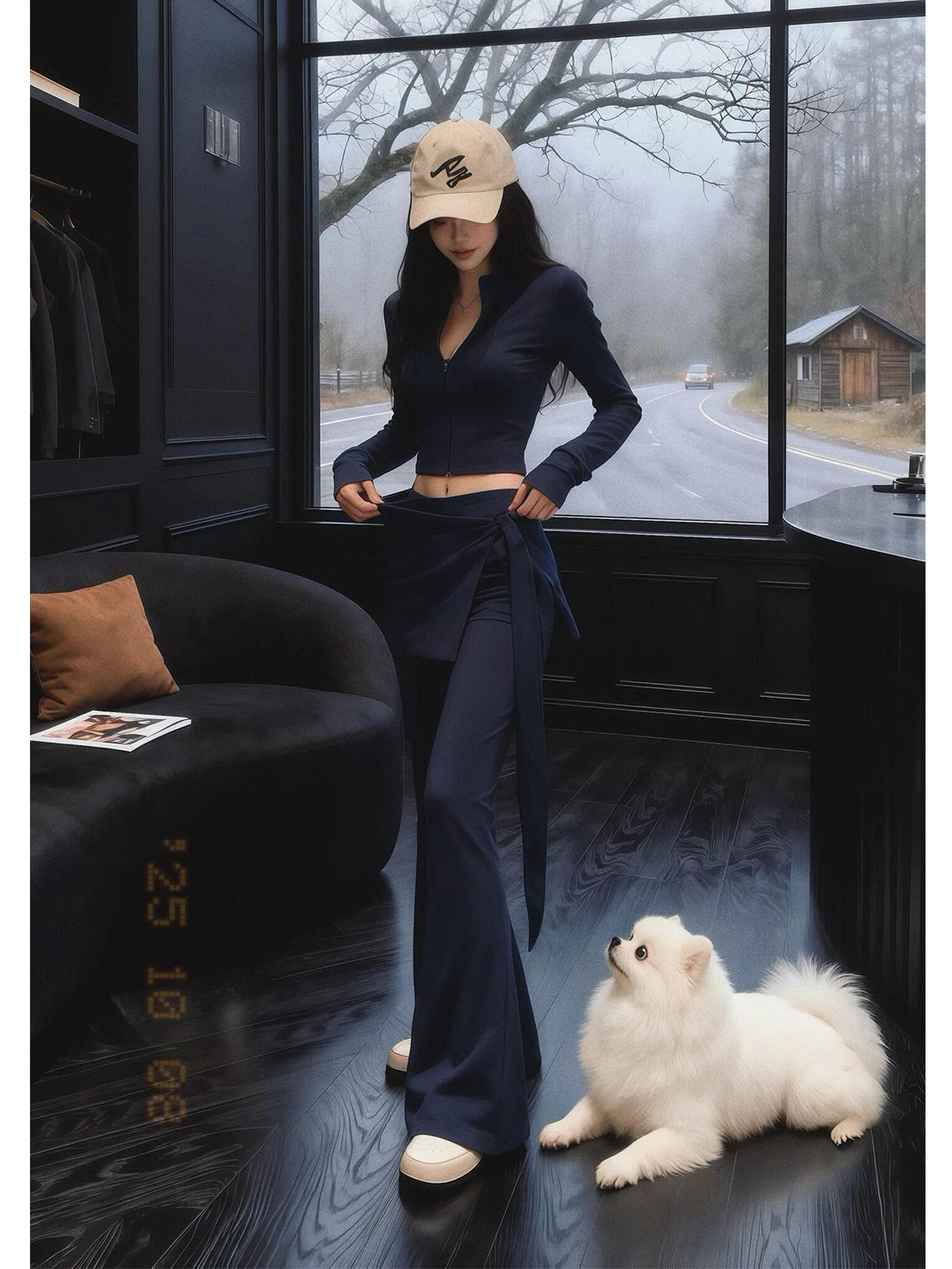 

Повседневный комплект одежды для йоги, женский утягивающий спортивный костюм из двух предметов, осенний новый комплект с высокой талией, длинные брюки, верхняя застежка-молния