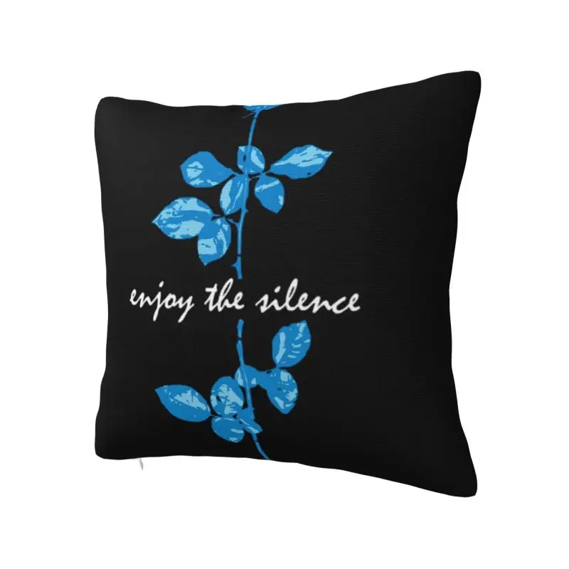 Custom  Depeches Mode Blue Cushion Cover Home Decorative 3D Printing Electronic Music Throw Pillow for Living Room Double-sided