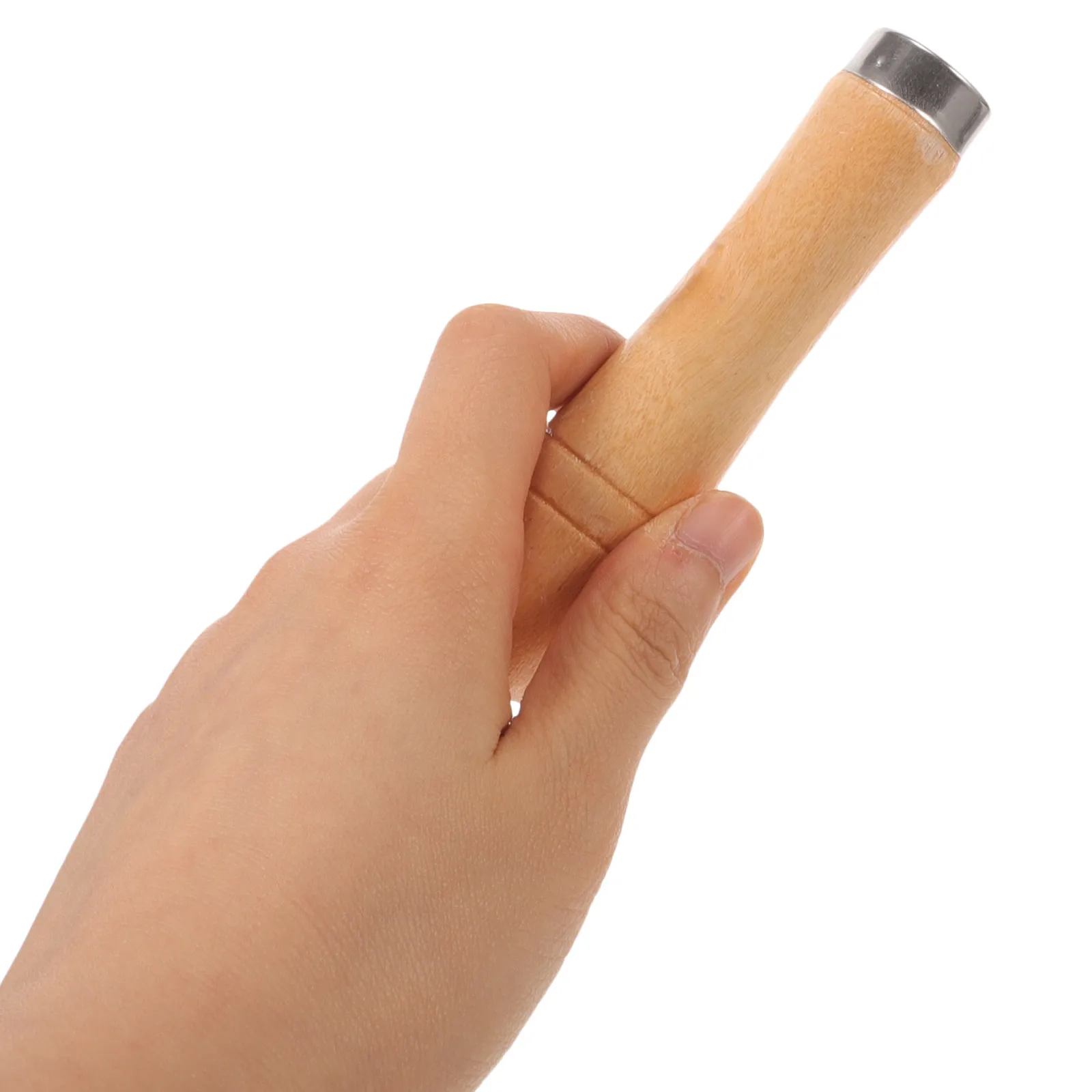 

5pcs Wooden Pan Replacement Heat Resistant Cookware Handle Scald Proof Pot Grip Universal Detachable Frying Handle Household