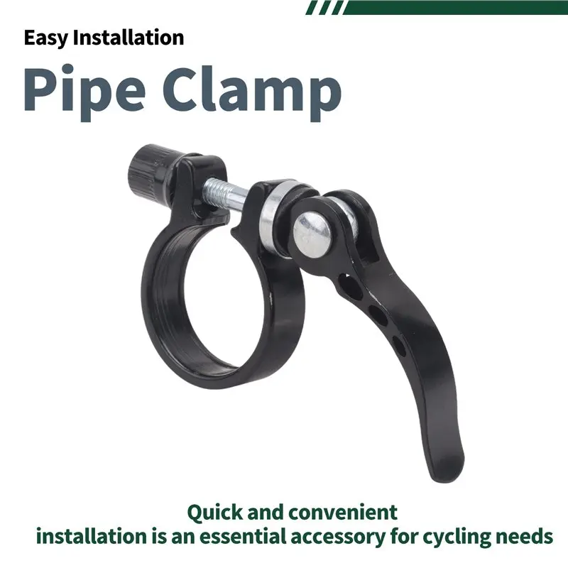 Bicycle Seat Tube Clamp Seat Lock Bicycle Seat Tube Clamp Road Bike Seat Tube Clamp Bicycle Riding Accessories 31.8Mm-A46I