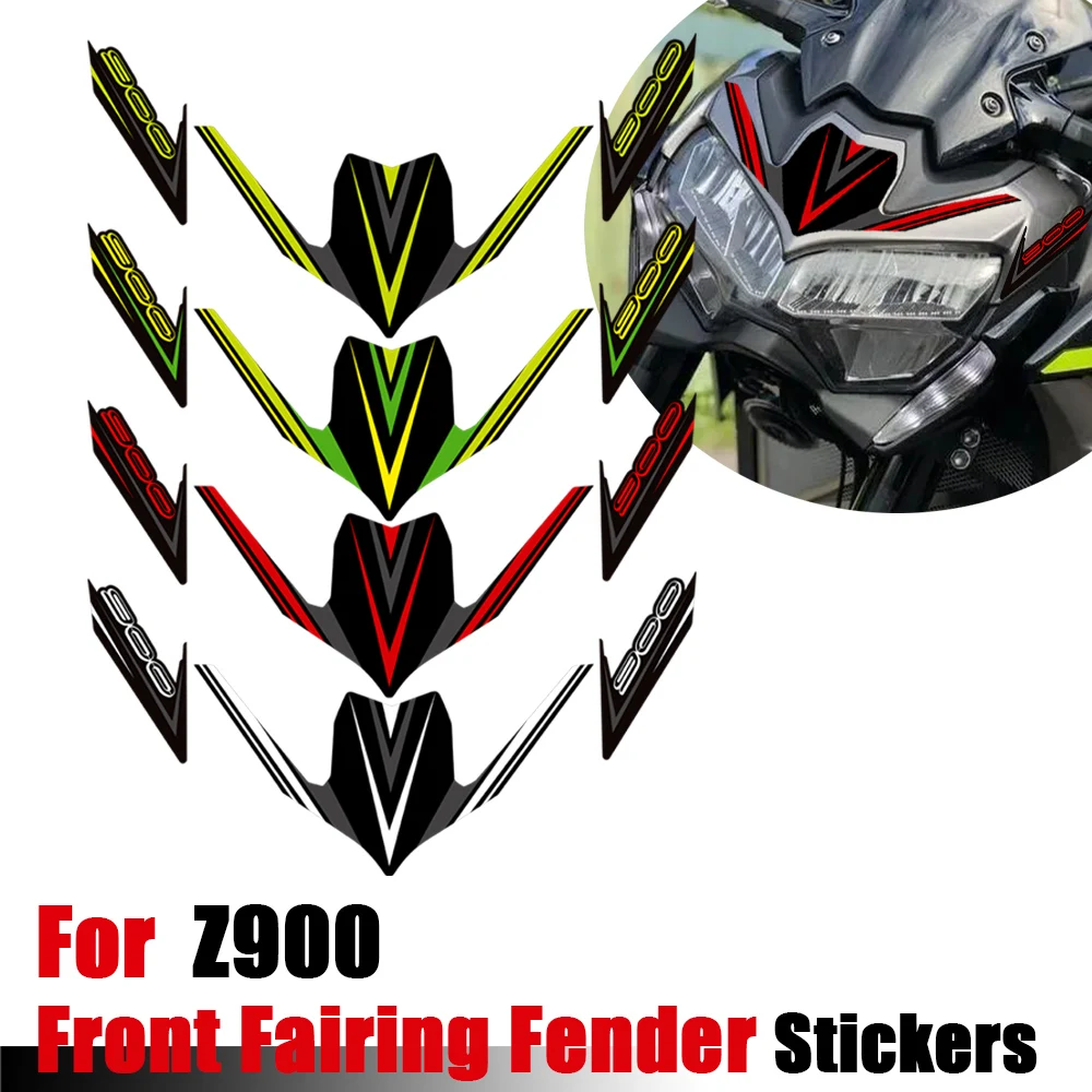 

For Kawasaki Z 900 Z900 Motorcycle Front Fairing Fender Stickers Fairing Sticker Body Decoration Waterproof Decal Kit