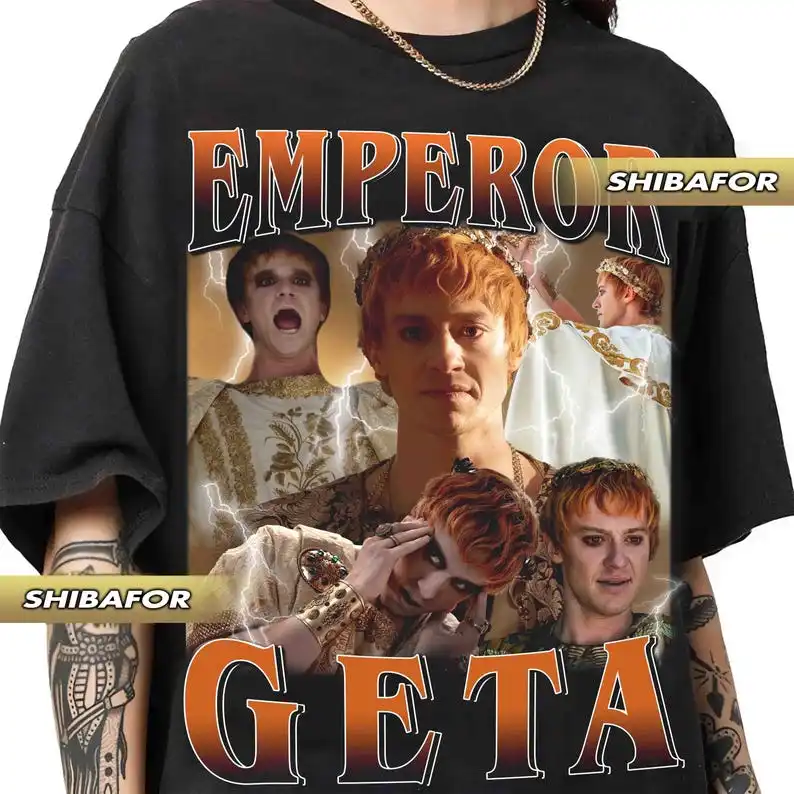 Joseph Quinn as Emperor Geta Gladiator II Retro 90s style Vintage raptee Shirt
