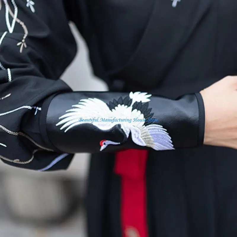 E56A الجلود براكر القرون الوسطى Vambrace المعصم الدروع سوار ذراع القفاز ArmGuard بولي القفاز معصمه الملحقات