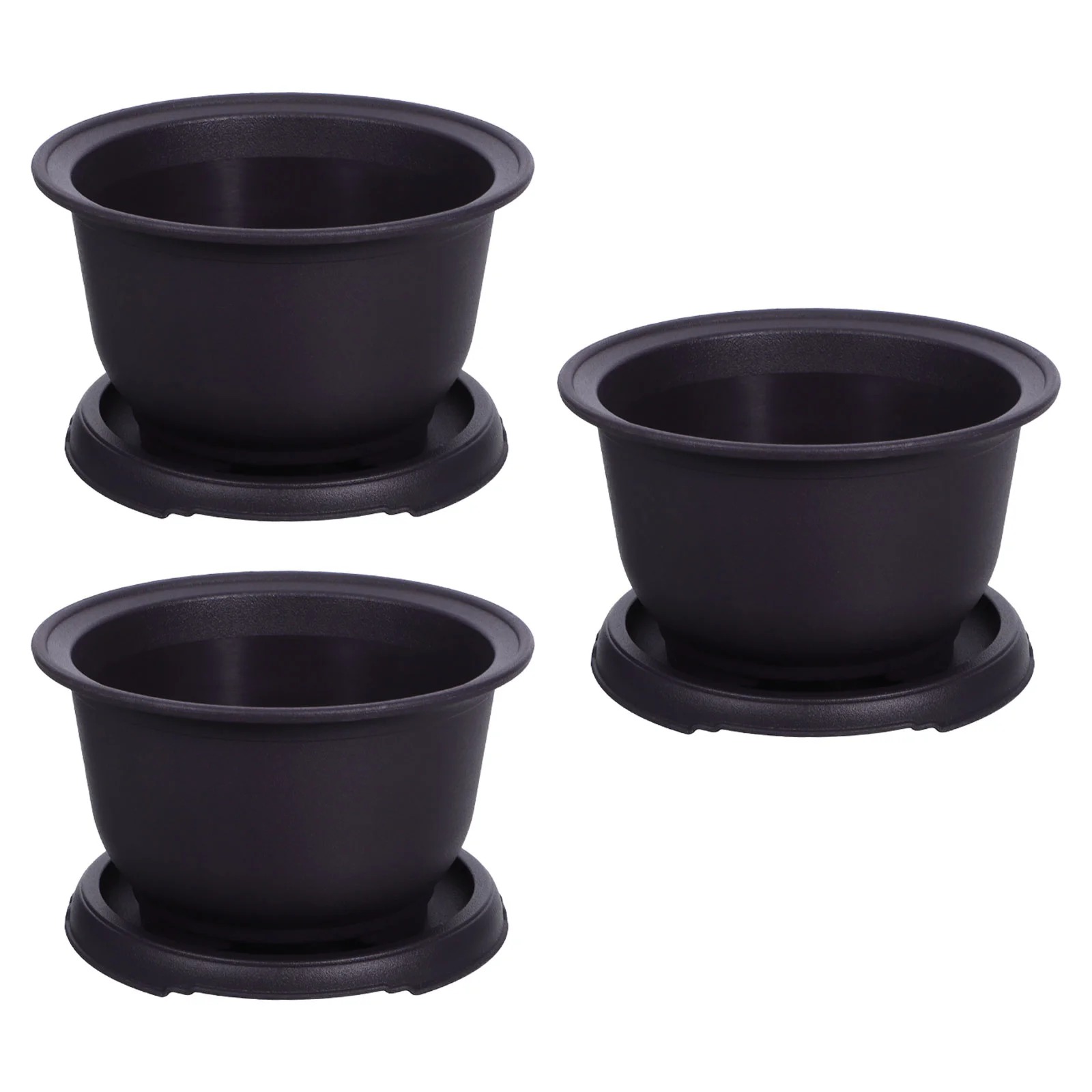 

3 Sets Flower Pot Flowerpot Cleaning Containers Beautiful Bowl for Flowers Indoor Office Stuffing Decoration Home