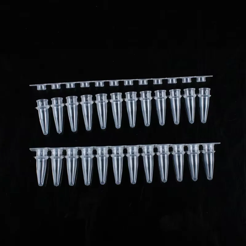 02ml-12-strip-pcr-tube-centrifuge-tube-fluorescent-quantitative-pcr-tube-with-cover-200set