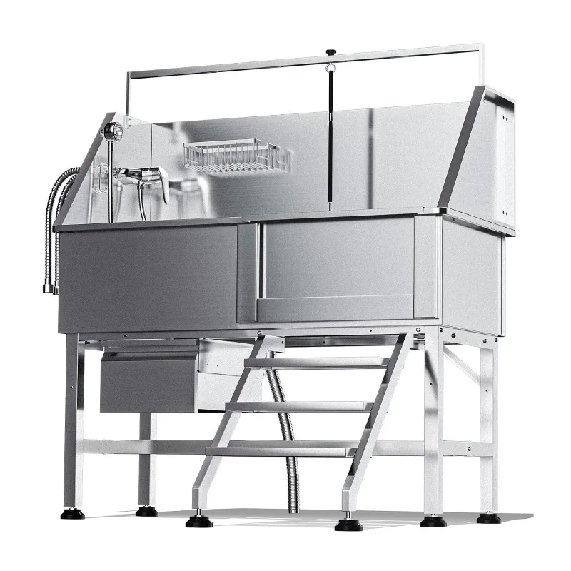 

Dog wash pool, stainless steel thickened bath pool