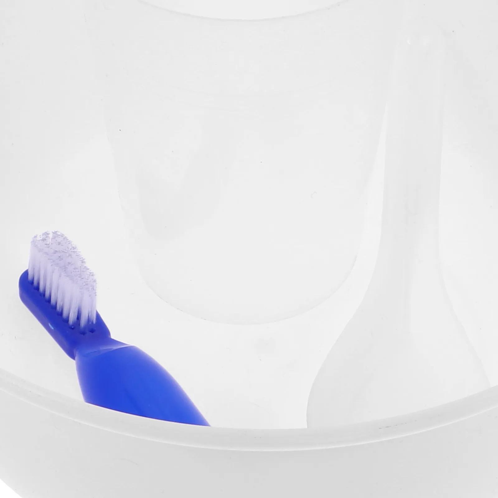1Set Prison Use Convenient Bowl Cup Spoon Brush Set Safe Non Deformable Minimalist Daily Essentials for Jail Correctional Use
