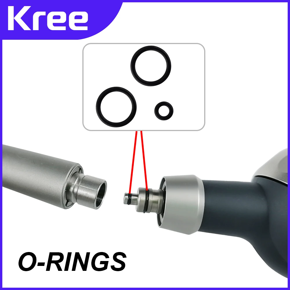5/10Pcs Black O-Ring Seals Dental Spare Parts For Air Polisher Abrasion Sandblasting Sandblaster Teeth Polishing Air Prophy Set