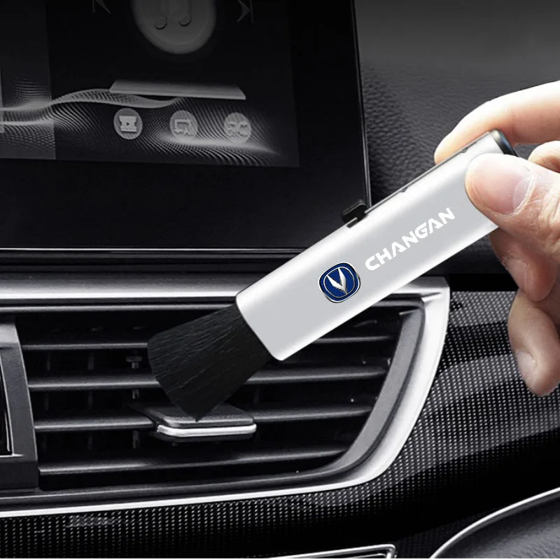 Car Conditioning Air Outlet Retractable Cleaning Plastic Soft Brush For Changan CS35 CS55 Plus CS75 CS85 CS95 UNI-V UNI-T UNI-K