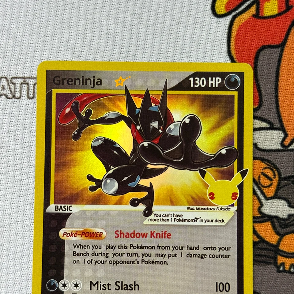2021 Pokémon SWSH Black Star Promo 144 Greninja Gold Star Card