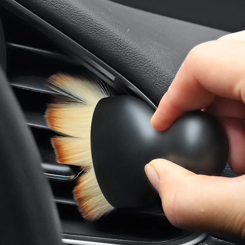 Car Interior Cleaning Tool Air Conditioner Air Outlet Cleaning Soft Brush Car Brush Car Crevice Dust Removal Artifact Brush