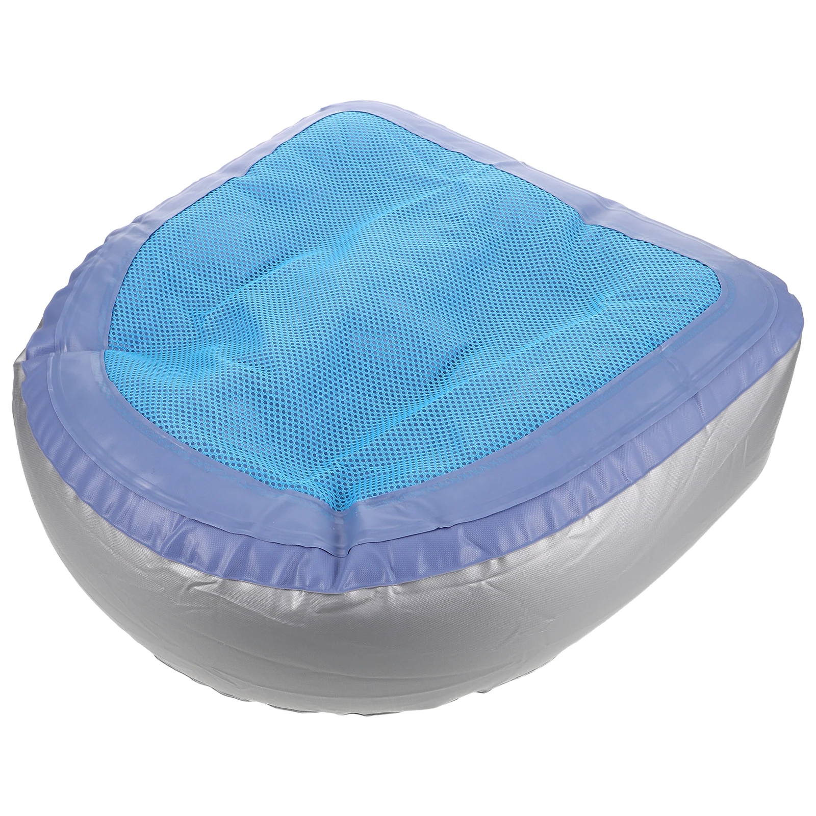 

Pillow Inflatable Cushion Camping Seat Mat Cooling Bath Bathtub Foldable Boat Blue Travel