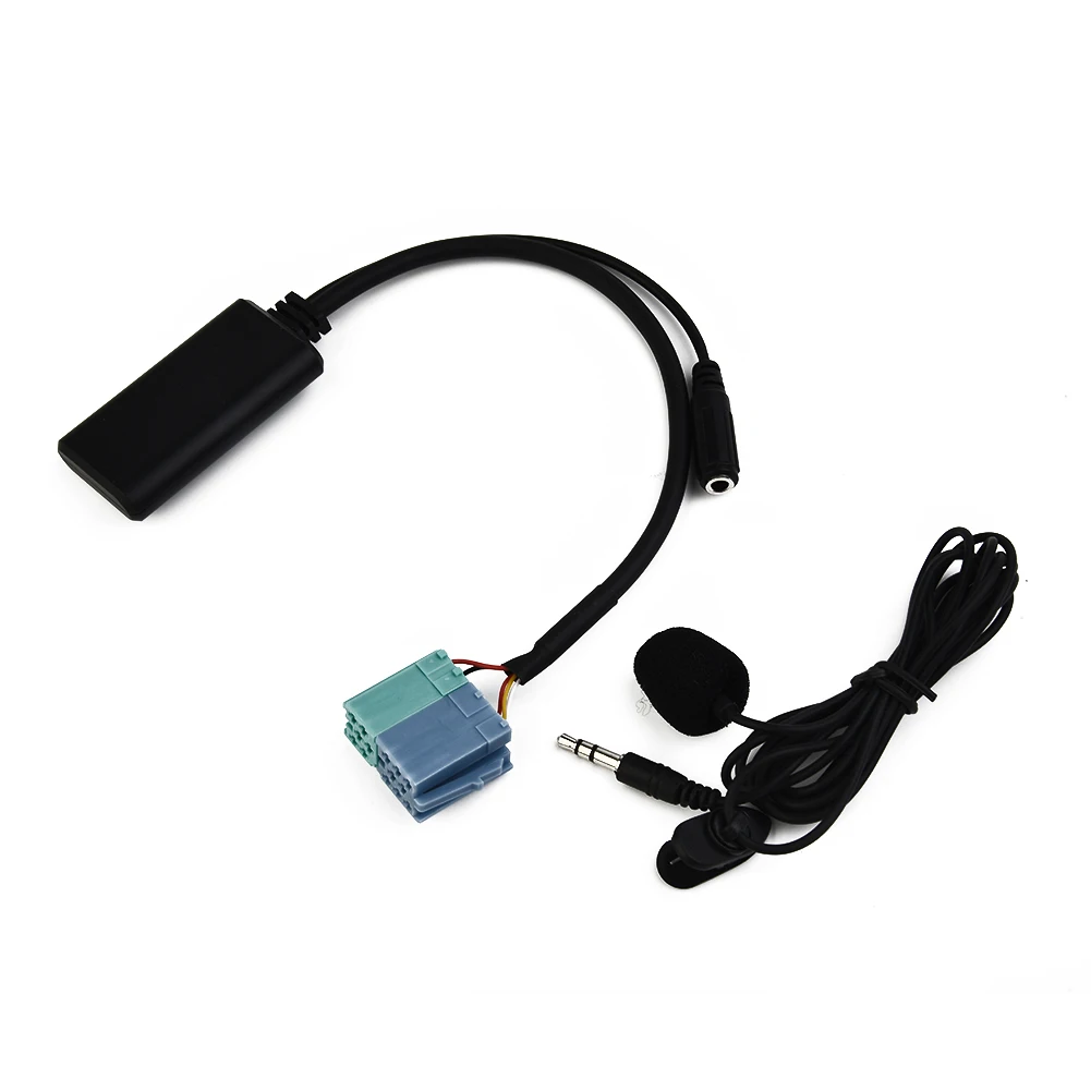 Converter Adapter Cable AUX Receiver Adapter Cable Portable Wire Audio For Becker MA2254 Module &1x Microphone