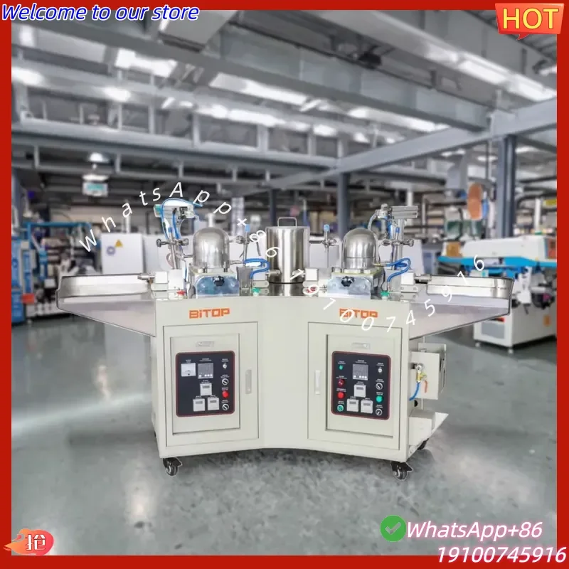 2026Hot BT-02P Double Head Hat Iron Machine Automatic Steam Baseball Cap Press Ironing Machine