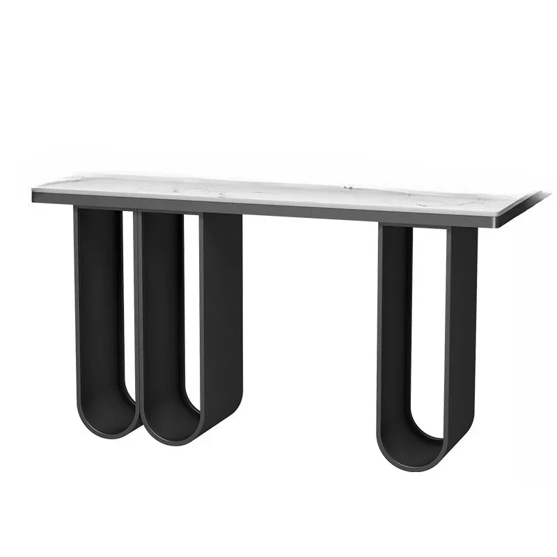 Italian rock slab Xuanguantai hotel lobby entrance light luxury entrance table aisle corridor decoration
