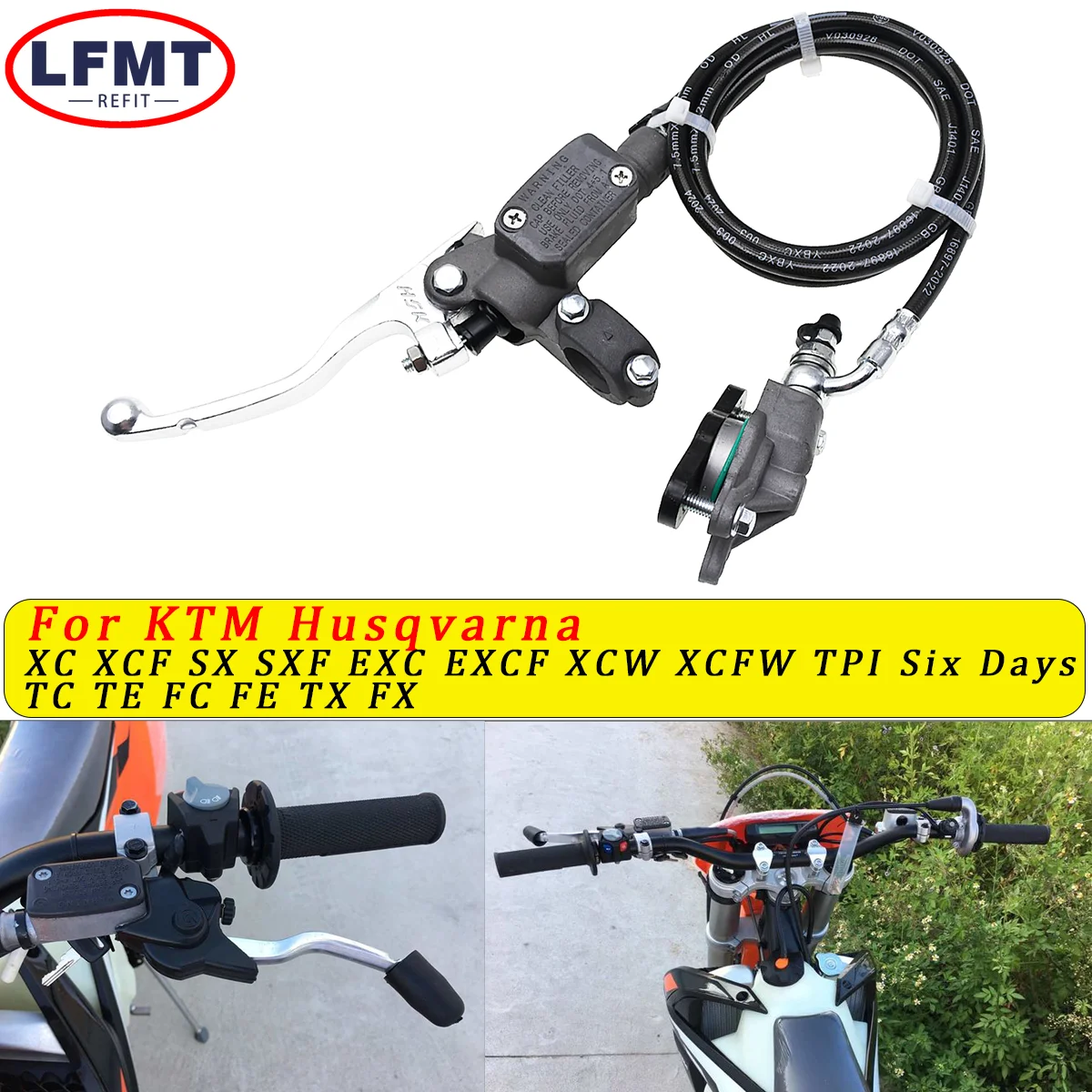 

For KTM EXC EXCF SX SXF XC XCW XCFW Motorcycle Hydraulic Clutch Master Cylinder Oil Hose Pipe For Husqvarna TE FE TC FC TX FX