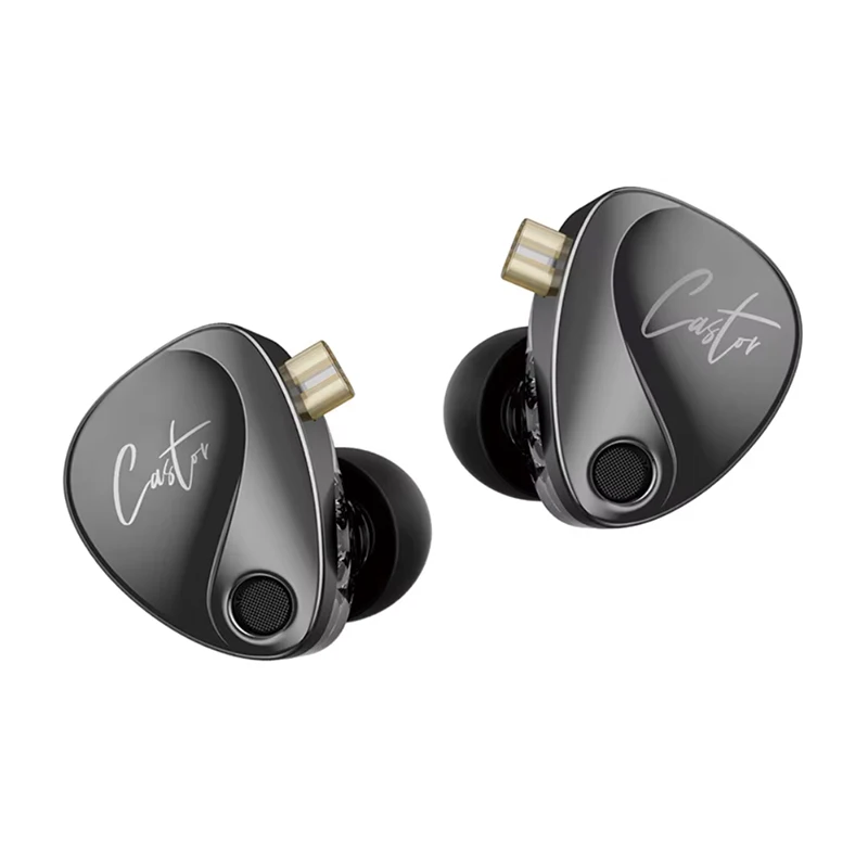

Castor In Ear HiFi Earphone 2DD Dynamic High-end Tunable Balanced Armature Earphones Monitor Headphone Cancelling Earbuds