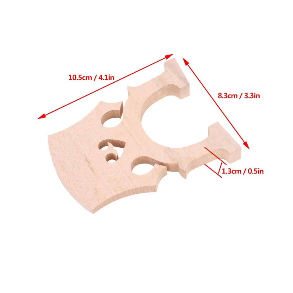 Maple​ Cello Bridge​ Professional​ 1/2 1/4 1/8 3/4 4/4 ​Instrument Accessory​ Simple installation ​Self Adjusting Bridge