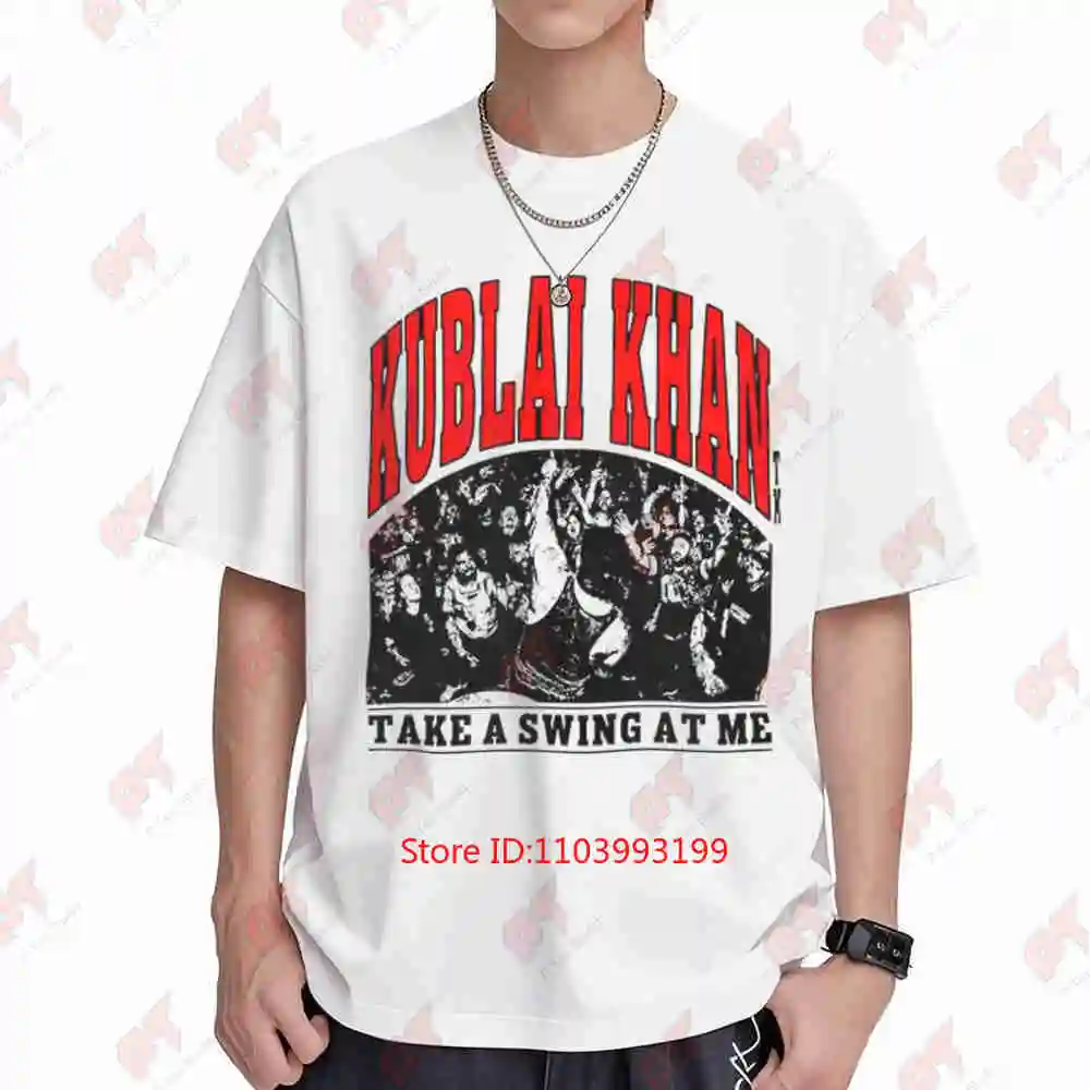Kublai Khan Snakebites Short Sleeve Tee 100% Cotton T-Shirt