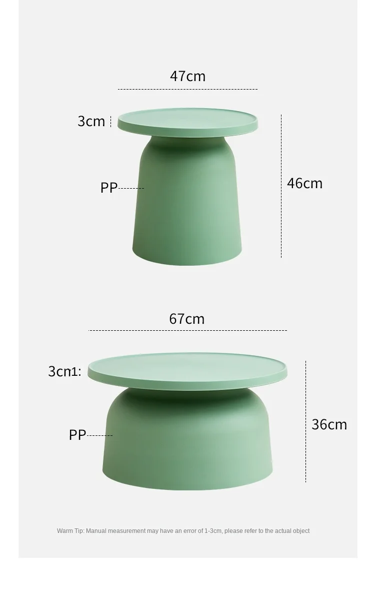 Nordic Design Coffee Tables Living Room Premium Minimalist Coffee Tables Round Colorful Tavolino Da Salotto Loft Decor Interior