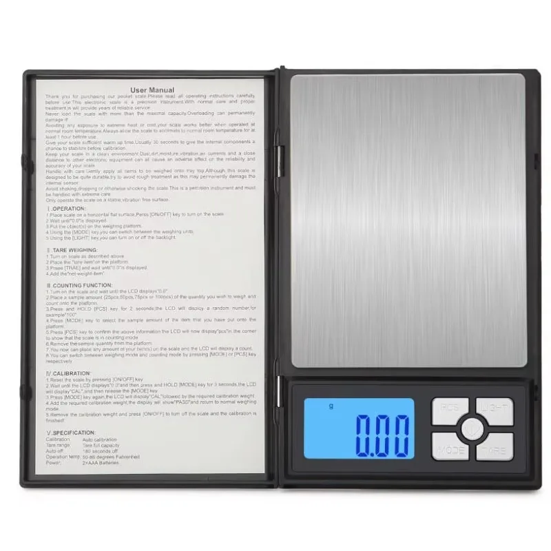 

Factory Stainless Steel 1kg 2kg 3kg Mini Food Scale 500g 0,01gram Digital Kitchen Scale Multifunction Food ABS Jewelry Scales