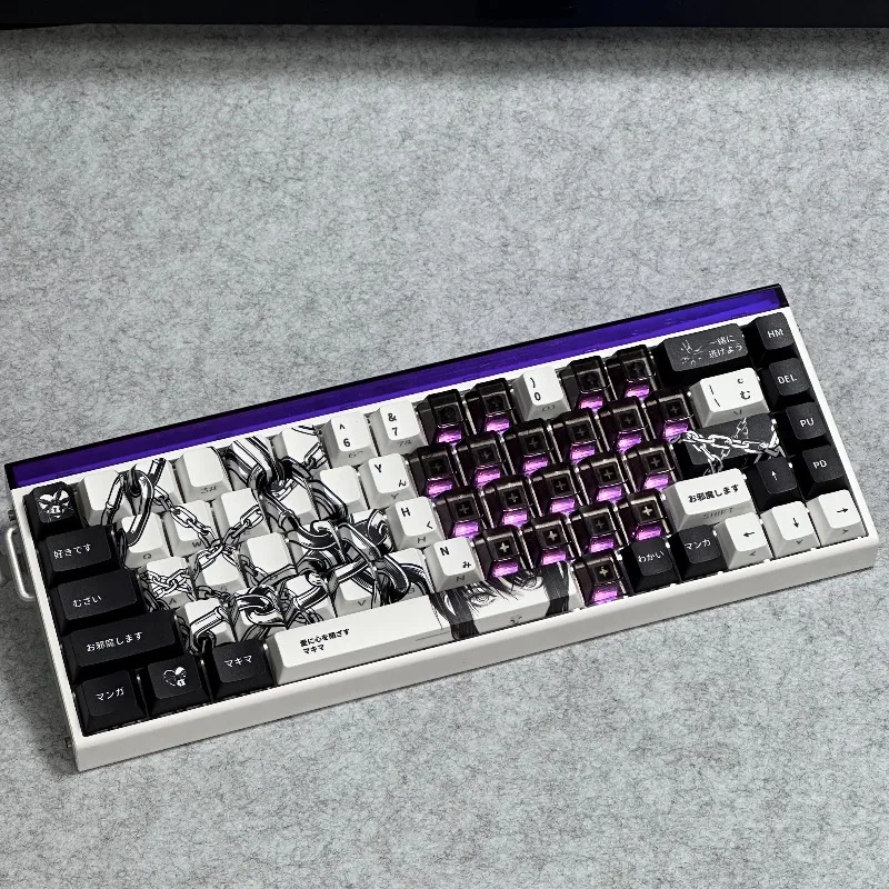 Makima Chain Ver Themed Anime Keycaps Mechanical Keyboard PBT Customized Keycaps PC Gaming Keyboard Accessorie Collectible Gift
