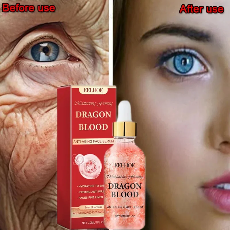 

Dragon Blood Wrinkle Remove Face Serum Placenta Royal Anti-Aging Firming Lifting Whitening Moisturizing Skin Care Cosmetics 30ml