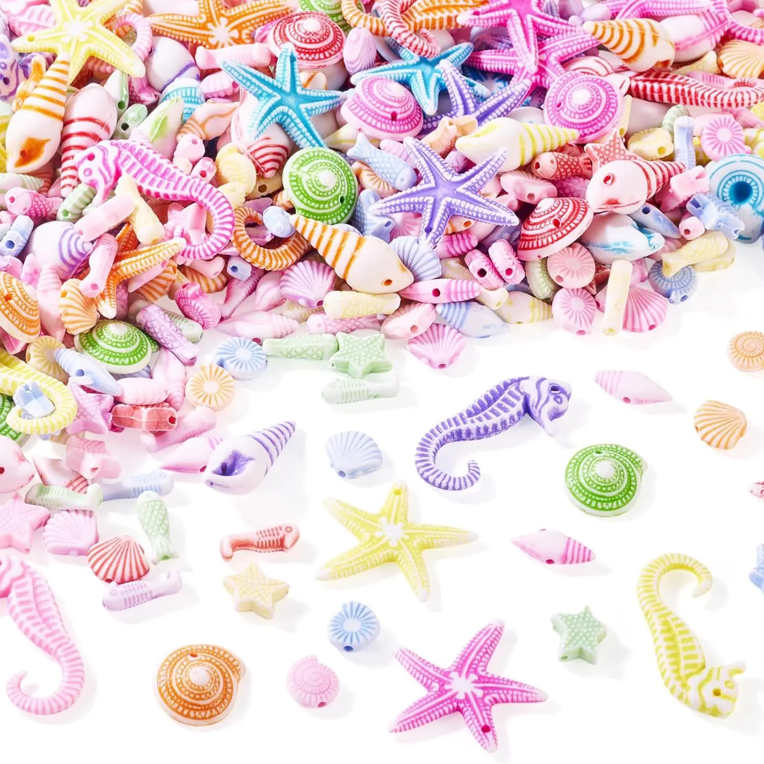 Children's Handmade Beaded Girls Wear Beads Educational Toys Diy Jewelry Bracelet Necklace Jewelry Around Beads Beads Set