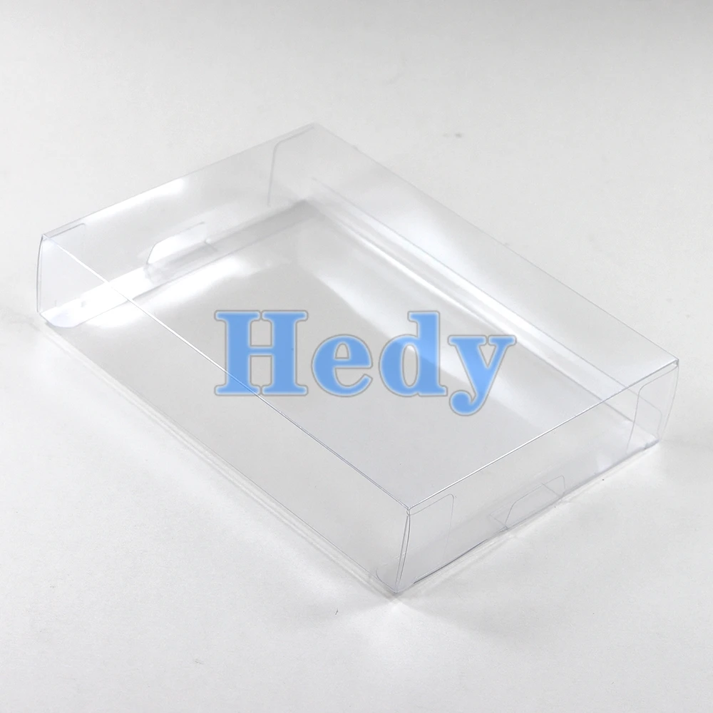 300 Uds para cajas de juegos de Nintendo transparente para SNES N64 caja protectora de juegos CIB juegos Protector de plástico PET
