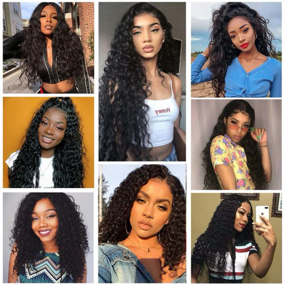 Water Bundles 100% Human Hair Bundles 28 inches Remy Hair 1 3 4 Bundles Brazilian Weave Human Hair Extensions Deep Weave Hair