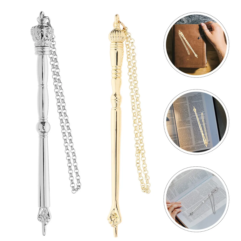 

2pcs Bible Reading Pointer Metal Finger Pointer For Precise Scripture Study Church Accessories Teaching Equipment Tool