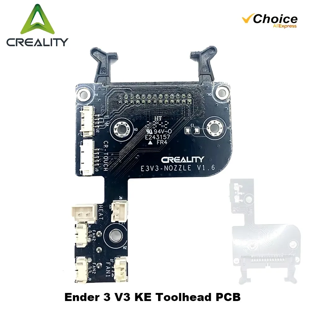 Creality Ender 3 V3 KE Kick Extruder Toolhead Toolhead PCB Board E3V3-NOZZLE-CON_V10_V10 Oringinal Replacement 3D Printer Parts