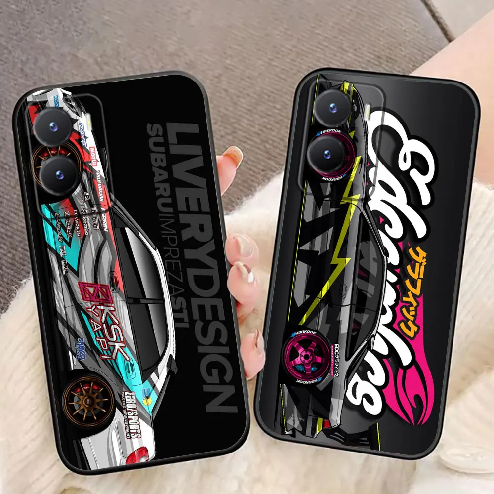 

Tokyo JDM Drift Sports Car Custom Photo Phone Case For VIVO V50 V40 V15 V17 V20 V21 V23 V23E V25 V25E V27 V27E V29 V29E V30 Case