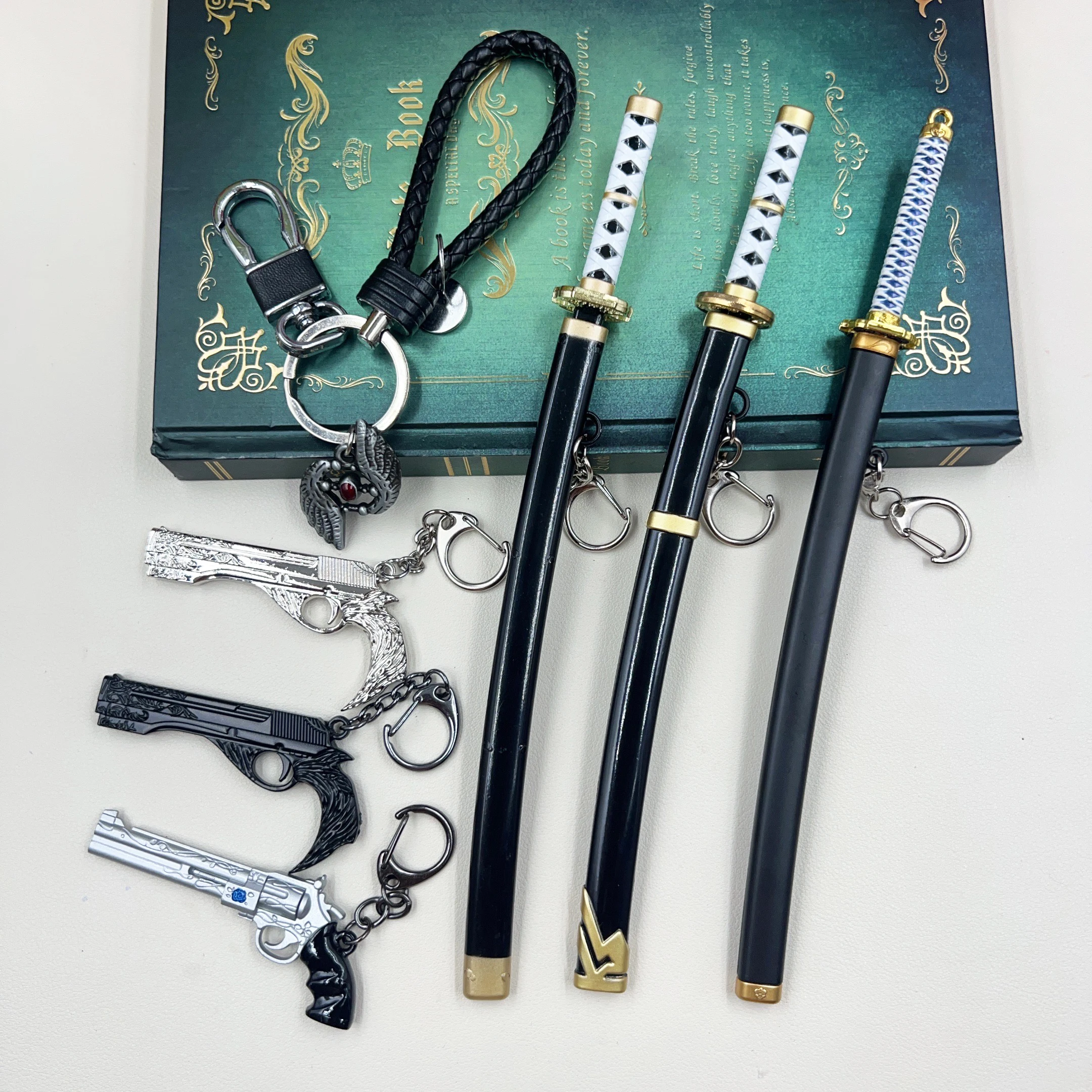 22cm 머치 버질 야마토 카타나 검 키체인 단테 데빌 메이 크라이 게임 주변기기 팬 선물용