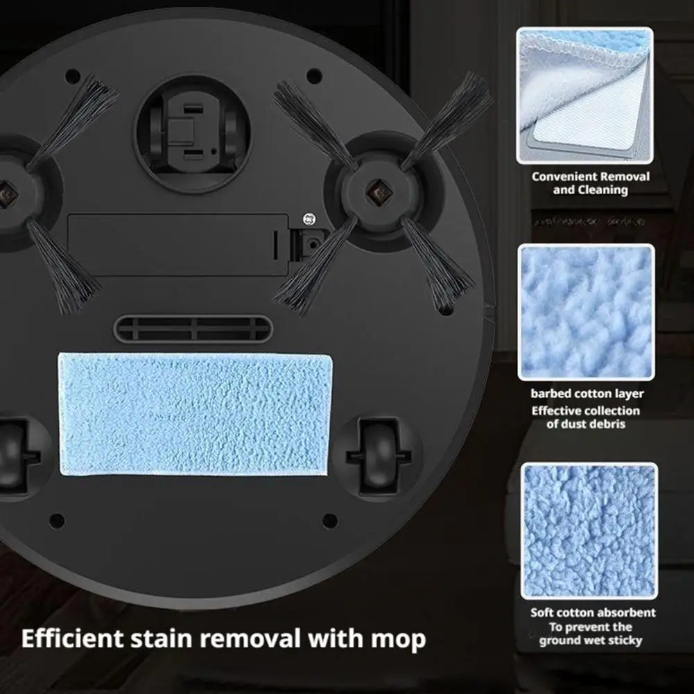 Smart Home Mini Rechargeable Vacuum Mop Robot Vacuum Cleaner Simple Model