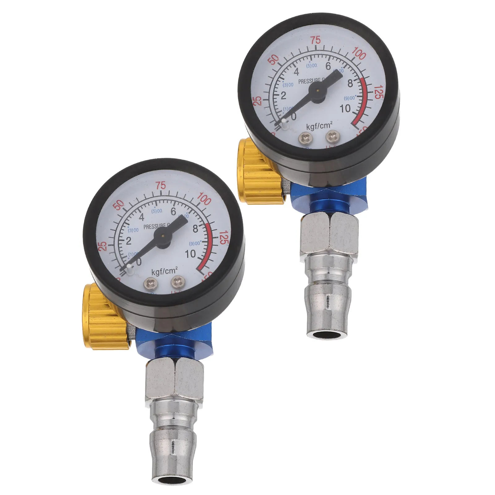 2Pcs Air Compressor Regulator Adjustable Inline Oil Water Separator Air Filter Spray Gun Pressure Control Valve