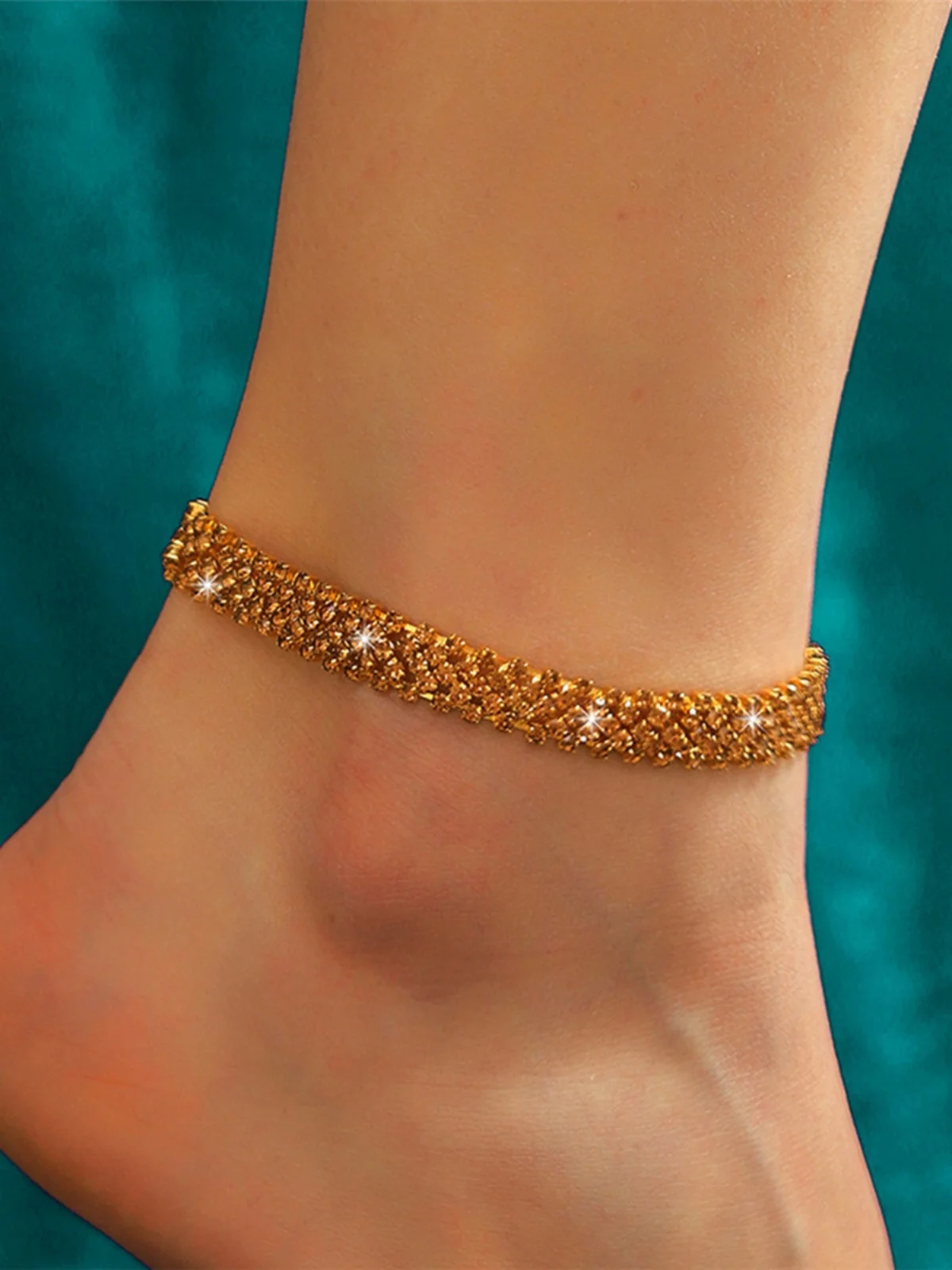 dingka-nova-moda-corrente-de-tornozelo-feminina-com-diamantes-e-cristais-estilo-simples-joia-de-verao-para-praia