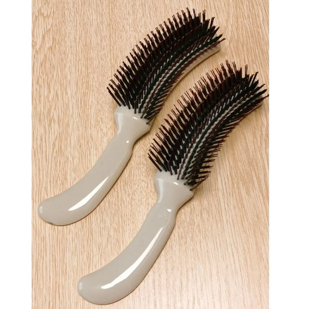 Plastic Scalp Massag Fluffy Hairdressing Comb Professional Anti-Static S-shaped Comb Anti-slip Soft Frizz Hair Brush Salon