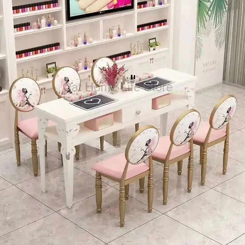 

Tavolo Manicure Table Nails Salon Makeup Nail Nail Reception Professional Japanese Pedicure Beauty Knife Mesa De Manicure Set