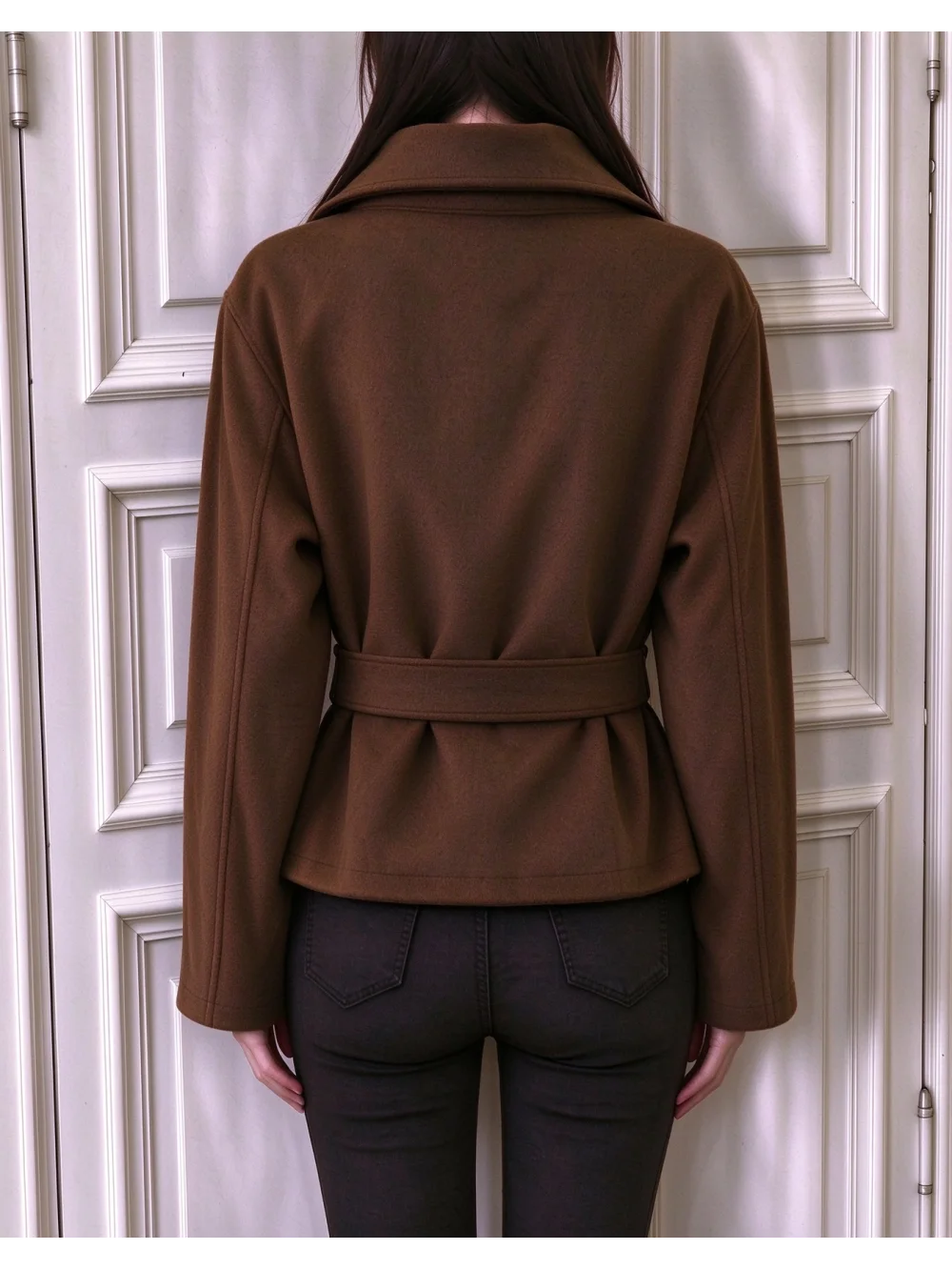 New autumn and winter vintage elegant temperament jacket hoodie jacket casual simple street trend versatile daily commuting ins
