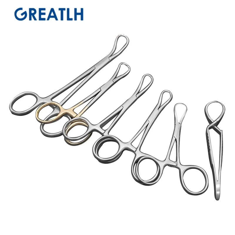 Pinza per asciugamani con morsetto chiuso ad anello in acciaio inossidabile 9/10/11/14/16/9.5 cm Strumenti chirurgici per palpebre Pinza per tovaglioli con morsetto per asciugamani chirurgico