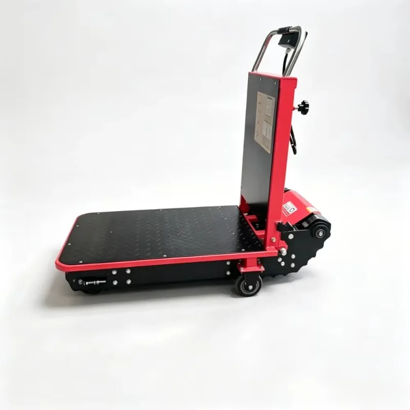 150kg Compact Electric Stair Climbing Trolley 1000W Portable Powered Hand Truck OEM For Warehouse Shopping Tools Delivery