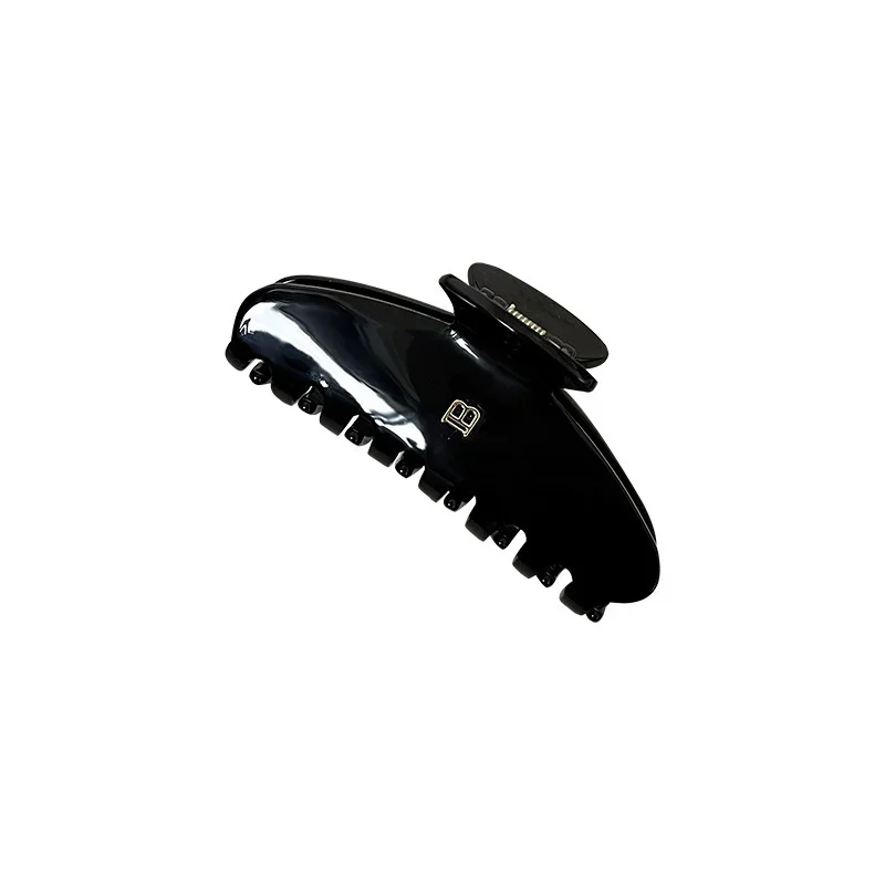 Letra B Garras para mulheres, cabelo rabo de cavalo alto, clipe de cabeça, presilhas de moda, acessórios para cabelo, novo, 2024