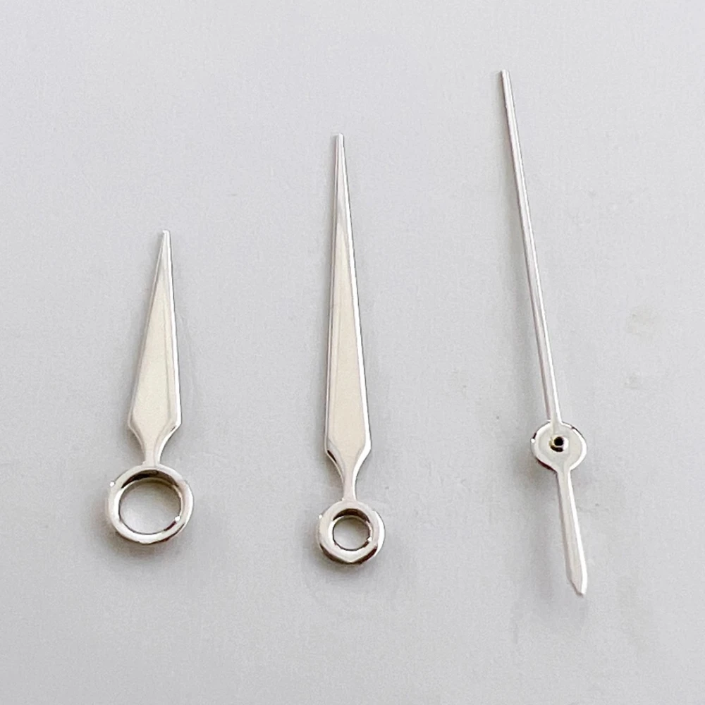 

High Quality Polished Watch Hands No Luminous Pointers, for NH35 NH36 4R 7S Movement, 8mm 12mm 12.5mm Watch Hands Accessories