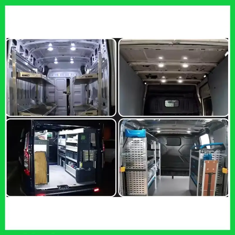 أفضل سيارة الداخلية البضائع مصباح سقف داخلي ضوء لفورد ترانزيت 150 250 350 HD فان 2015-2023