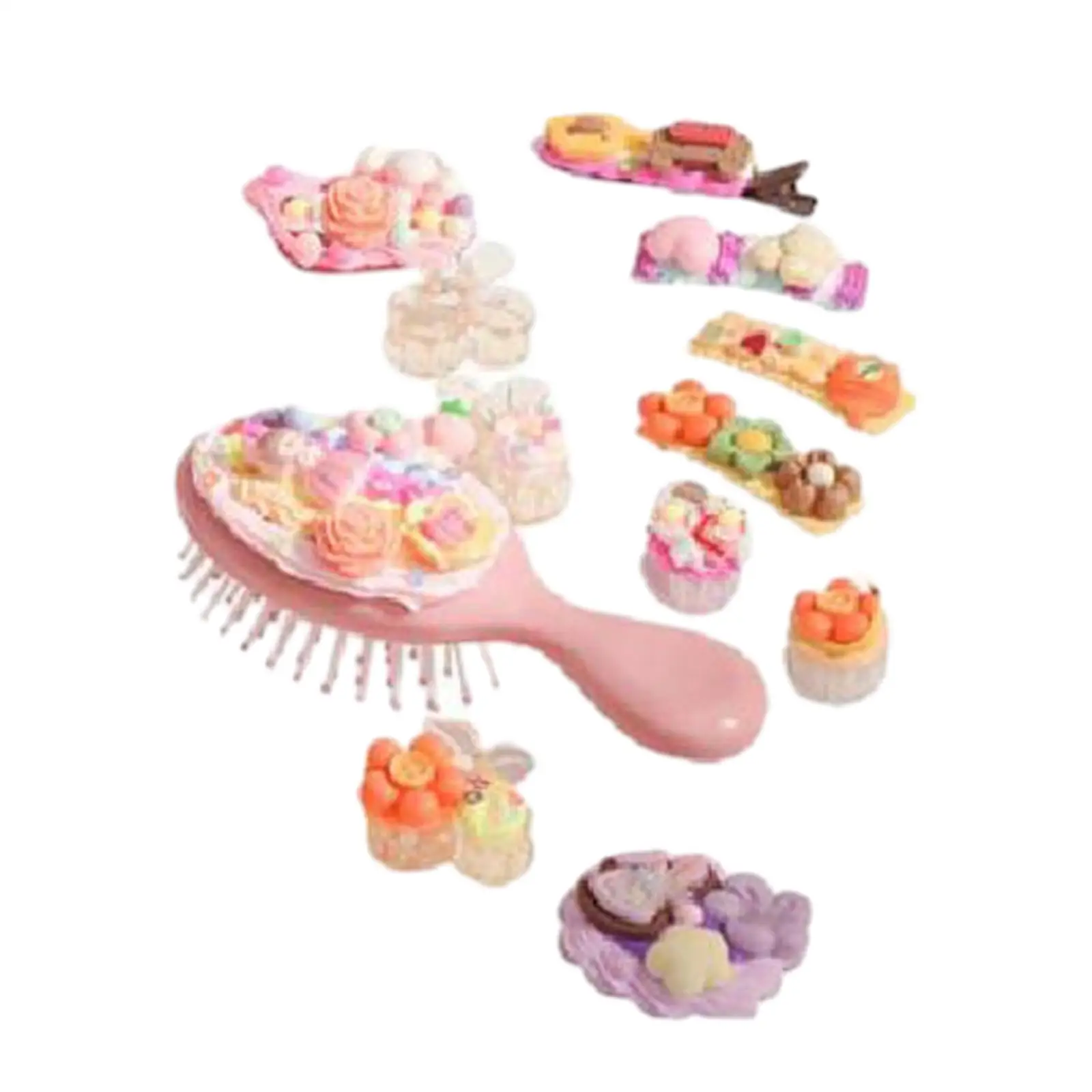 Artificial Cream Glue Set Art and Craft Hair Clips Handmade Guka Cartoon DIY