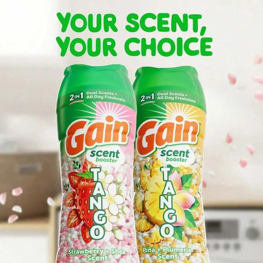 Tango 2-In-1 Dual Scent In-Wash Laundry Scent Booster Beads, Strawberry & Shea Scent - view 4