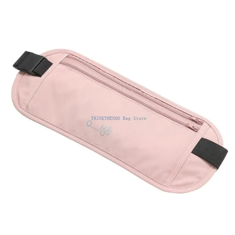 340D Invisible Waist Bag with Adjustable Strap Protective Case Secure Pouches Travel Accessory for Phone and